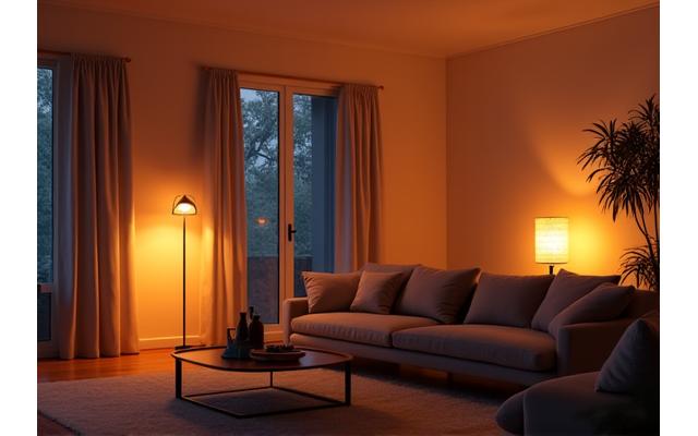 Controllo intelligente dell'illuminazione con luci soffuse