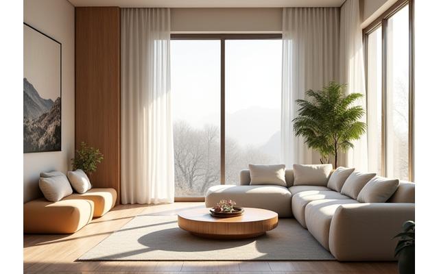 Dettagli di un living moderno e luminoso progettato da Linea Architetto